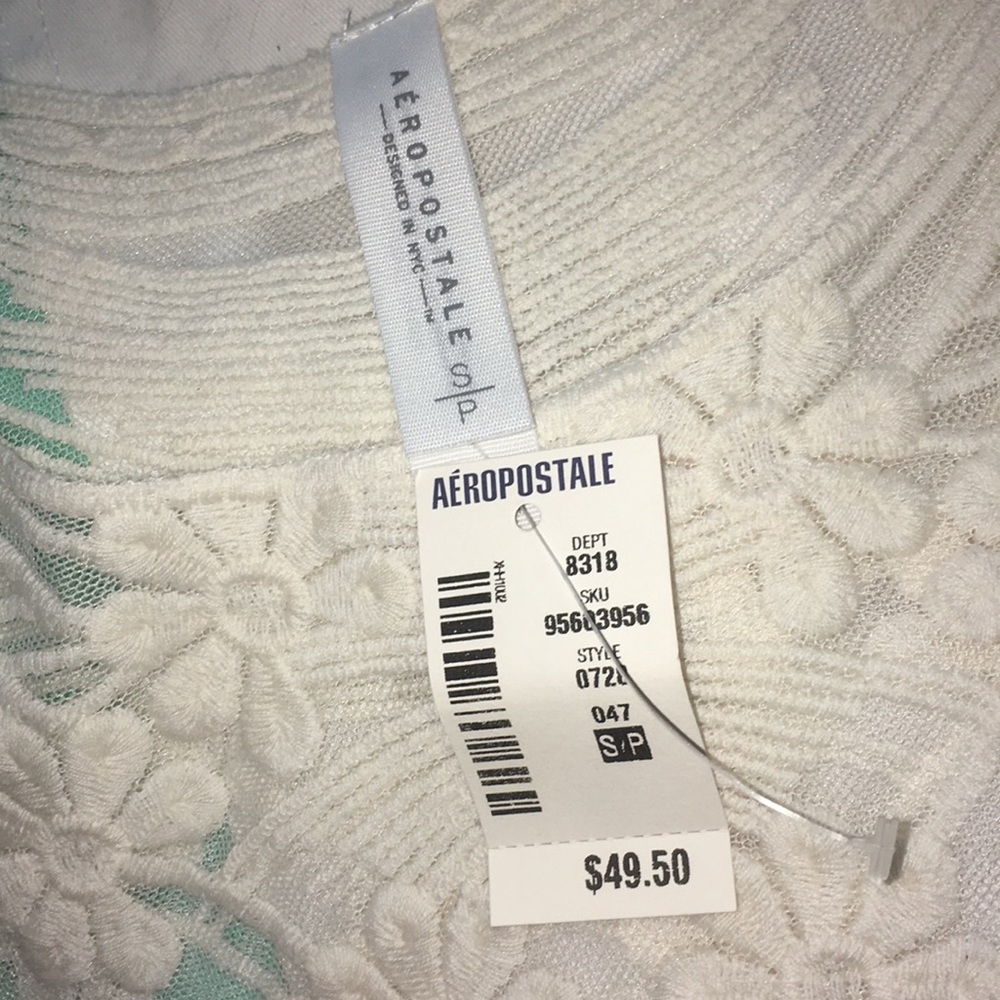 Aeropostale white sheet top - Picture 3 of 3